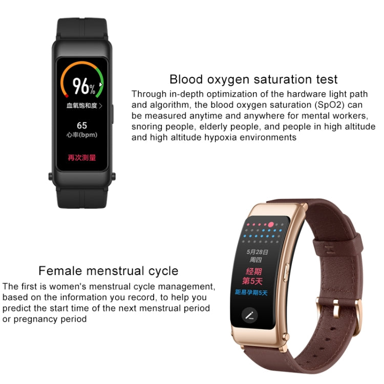 Original Huawei Band B6 FDS-B19 1.53 inch AMOLED Screen IP57 Waterproof Smart Bluetooth Earphone Wristband Bracelet, Pride Version, Support Heart Rate Monitor / Information Reminder / Sleep Monitor (Titanium Silver Grey) - Wearable Devices by buy2fix | Online Shopping UK | buy2fix