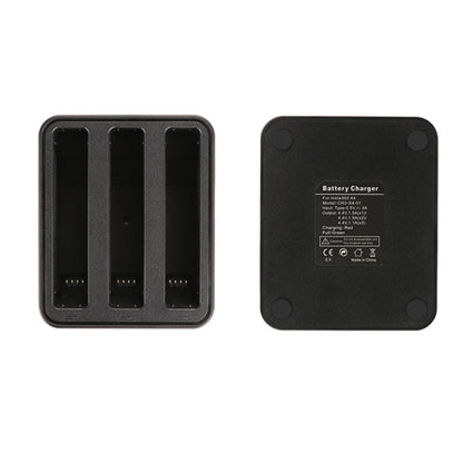 For Insta360 X4 Tri-Slot Batteries Fast Charger (Black) - Others by buy2fix | Online Shopping UK | buy2fix