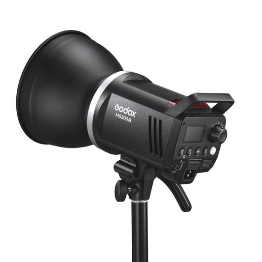 Godox MS300-V Studio Flash Light 300Ws Bowens Mount Strobe Light with Lamp Cover (US Plug) - Shoe Mount Flashes by Godox | Online Shopping UK | buy2fix