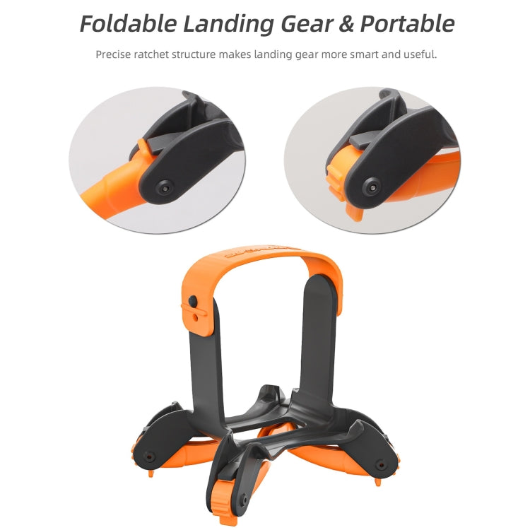 For DJI AVATA 2 Sunnylife LG797 Landing Gear Extensions Heightened Spider Gears Support Leg (Orange) - Other by Sunnylife | Online Shopping UK | buy2fix