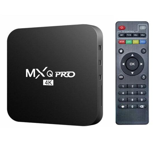 MXQ Pro 4K TV Box Rockchip RK3228A Quad Core CPU Android 7.1, 1GB+8GB wtih Remote Control, UK Plug - RK3228A by buy2fix | Online Shopping UK | buy2fix