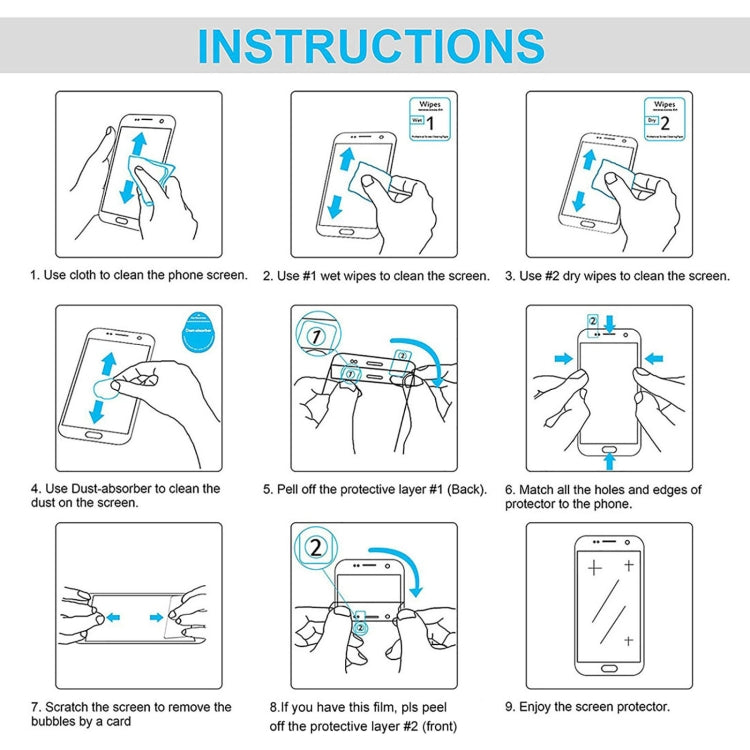 For Doogee S40 Pro 50 PCS 0.26mm 9H 2.5D Tempered Glass Film - Others by buy2fix | Online Shopping UK | buy2fix