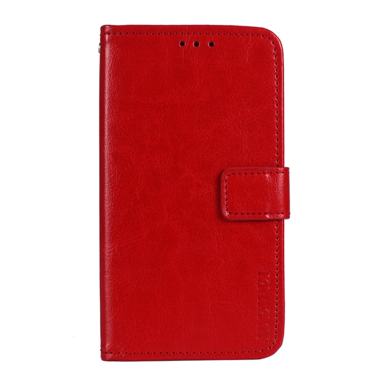 For Ulefone Armor 11 5G idewei Crazy Horse Texture Horizontal Flip Leather Case with Holder & Card Slots & Wallet(Red) - Ulefone Cases by idewei | Online Shopping UK | buy2fix