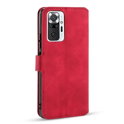 For Xiaomi Redmi Note 10 Pro DG.MING Retro Oil Side Horizontal Flip Leather Case with Holder & Card Slots & Wallet(Red) - Xiaomi Cases by DG.MING | Online Shopping UK | buy2fix