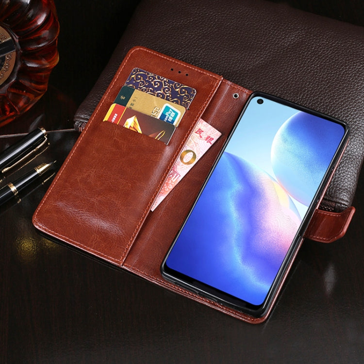 For Blackview A90 idewei Crazy Horse Texture Horizontal Flip Leather Case with Holder & Card Slots & Wallet(Sky Blue) - More Brand by idewei | Online Shopping UK | buy2fix