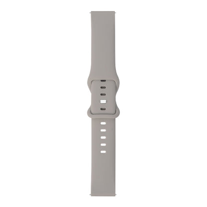 For Huawei Watch GT 2e 46mm 8-buckle Silicone Watch Band(Grey) - Watch Bands by buy2fix | Online Shopping UK | buy2fix