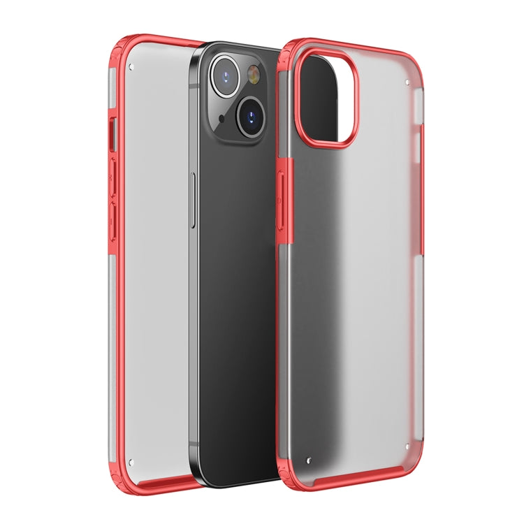 For iPhone 13 mini Four-corner Shockproof TPU + PC Protective Case (Red) - iPhone 13 mini Cases by buy2fix | Online Shopping UK | buy2fix