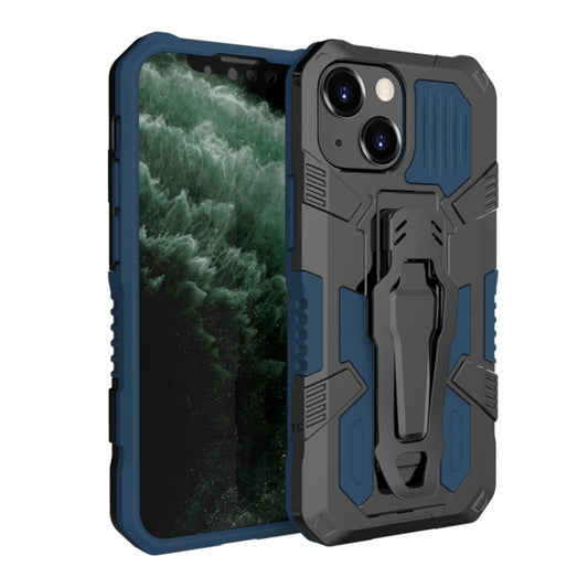 For iPhone 13 mini Machine Armor Warrior Shockproof PC + TPU Protective Case (Blue) - iPhone 13 mini Cases by buy2fix | Online Shopping UK | buy2fix