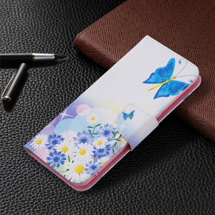 For OPPO Reno5 Colored Drawing Pattern Horizontal Flip Leather Case with Holder & Card Slots & Wallet(Butterfly Love) - OPPO Cases by buy2fix | Online Shopping UK | buy2fix