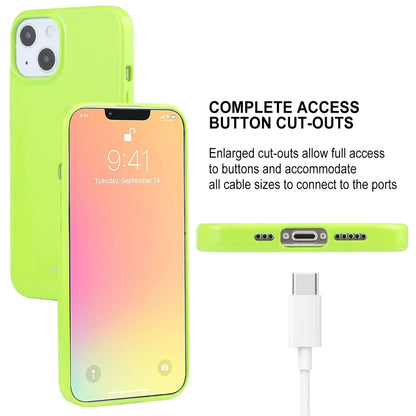 For iPhone 13 GOOSPERY JELLY Full Coverage Soft Case(Green) - iPhone 13 Cases by GOOSPERY | Online Shopping UK | buy2fix