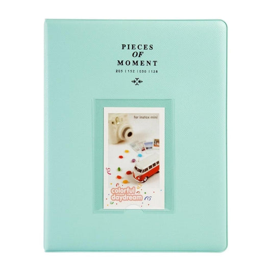 128 Pockets Photo Book Album Name Card Holder for Fujifilm Instax Mini 8 /7s /70 /25 /50s /90(Light Mint) - Photo Albums & Photo Frames by buy2fix | Online Shopping UK | buy2fix