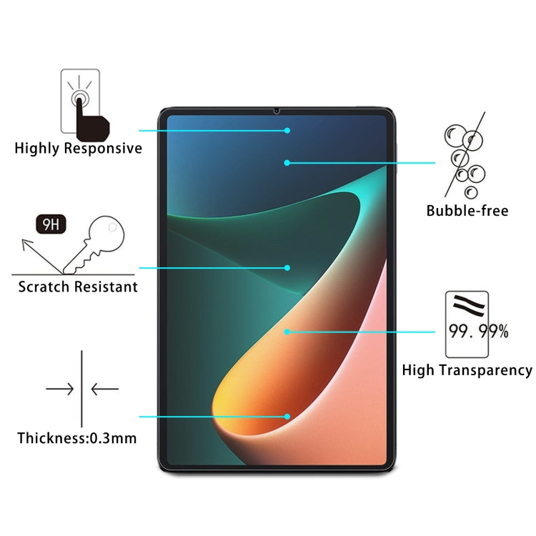 For Xiaomi Pad 5 25 PCS 9H 2.5D Explosion-proof Tempered Glass Film - More Tablet Tempered Glass by buy2fix | Online Shopping UK | buy2fix
