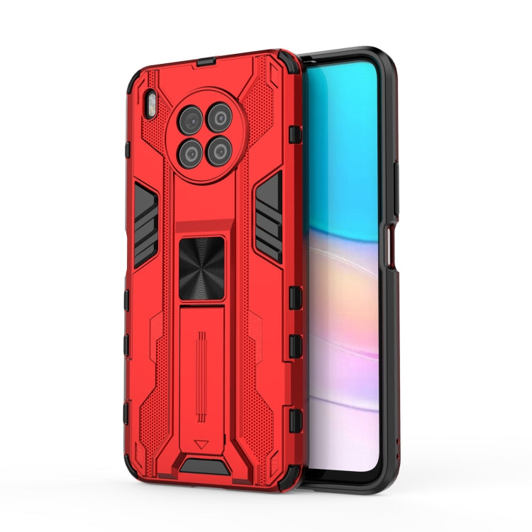 For Huawei nova 8i Supersonic PC + TPU Shock-proof Protective Case with Holder(Red) - Huawei Cases by buy2fix | Online Shopping UK | buy2fix