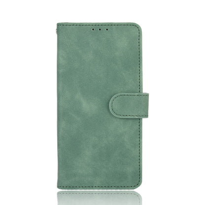 For iPhone 13 Solid Color Skin Feel Magnetic Buckle Horizontal Flip Calf Texture PU Leather Case with Holder & Card Slots & Wallet(Green) - iPhone 13 Cases by buy2fix | Online Shopping UK | buy2fix