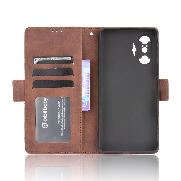 For Xiaomi Poco F3 GT/Redmi K40 Gaming Skin Feel Calf Pattern Horizontal Flip Leather Case with Holder & Card Slots & Photo Frame(Brown) - Xiaomi Cases by buy2fix | Online Shopping UK | buy2fix