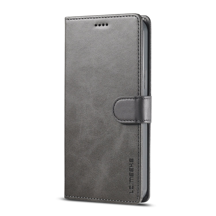 For iPhone 13 Pro LC.IMEEKE Calf Texture Horizontal Flip Leather Case with Holder & Card Slots & Wallet (Grey) - iPhone 13 Pro Cases by LC.IMEEKE | Online Shopping UK | buy2fix
