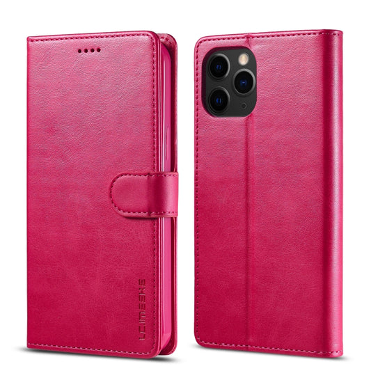 For iPhone 13 Pro Max LC.IMEEKE Calf Texture Horizontal Flip Leather Case with Holder & Card Slots & Wallet (Red) - iPhone 13 Pro Max Cases by LC.IMEEKE | Online Shopping UK | buy2fix