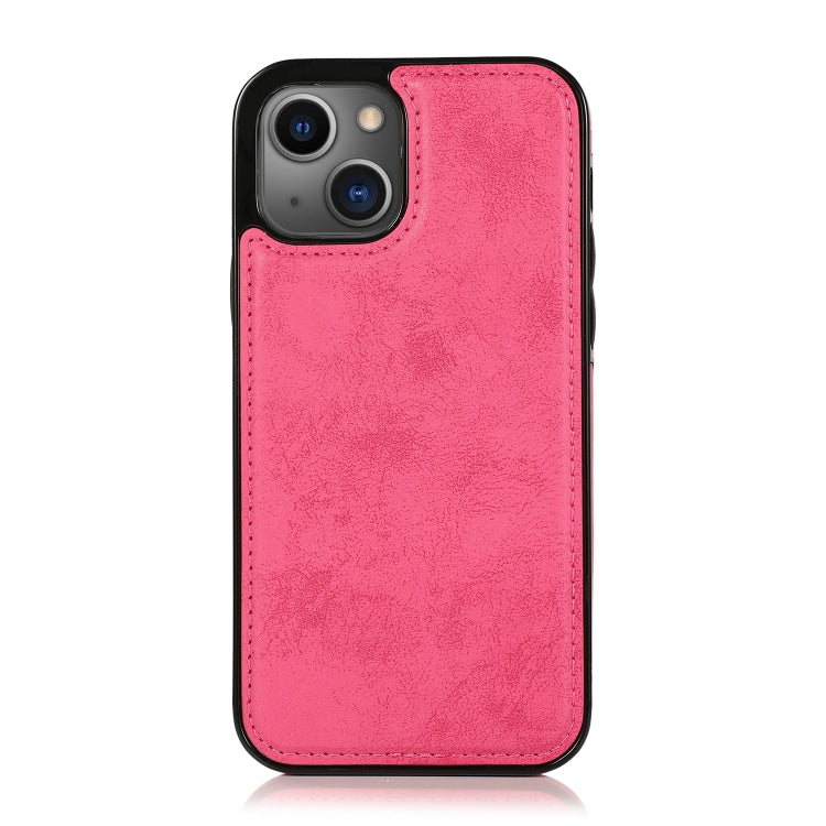 For iPhone 13 mini Retro 2 in 1 Detachable Horizontal Flip Leather Case with Card Slots & Wallet For  iPhone 13 Mini(Pink) - iPhone 13 mini Cases by buy2fix | Online Shopping UK | buy2fix