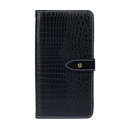 For Motorola Edge 20 idewei Crocodile Texture Horizontal Flip Leather Case with Holder & Card Slots & Wallet(Black) - Motorola Cases by idewei | Online Shopping UK | buy2fix