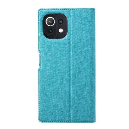 For Xiaomi Mi 11 Lite ViLi DMX Series Shockproof TPU + PU Leather Magnetic Attraction Horizontal Flip Case with Card Slot & Holder(Blue) - Xiaomi Cases by ViLi | Online Shopping UK | buy2fix