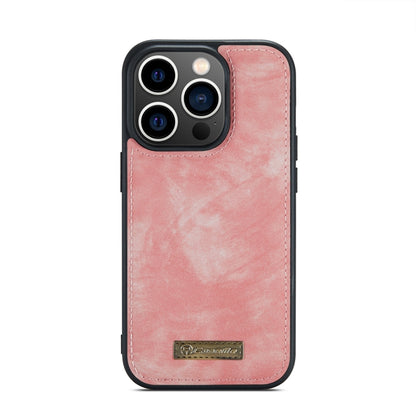 For iPhone 13 Pro CaseMe-008 Detachable Multifunctional Horizontal Flip Leather Case(Pink) - iPhone 13 Pro Cases by CaseMe | Online Shopping UK | buy2fix