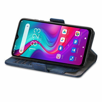 For Doogee X96 Pro CaseNeo Business Splicing Dual Magnetic Buckle Horizontal Flip PU Leather Case with Holder & Card Slots & Wallet(Blue) - More Brand by buy2fix | Online Shopping UK | buy2fix