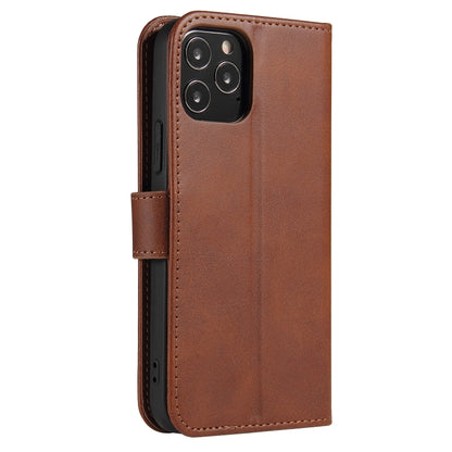 For iPhone 13 Pro Calf Texture Buckle Horizontal Flip Leather Case with Holder & Card Slots & Wallet (Brown) - iPhone 13 Pro Cases by buy2fix | Online Shopping UK | buy2fix