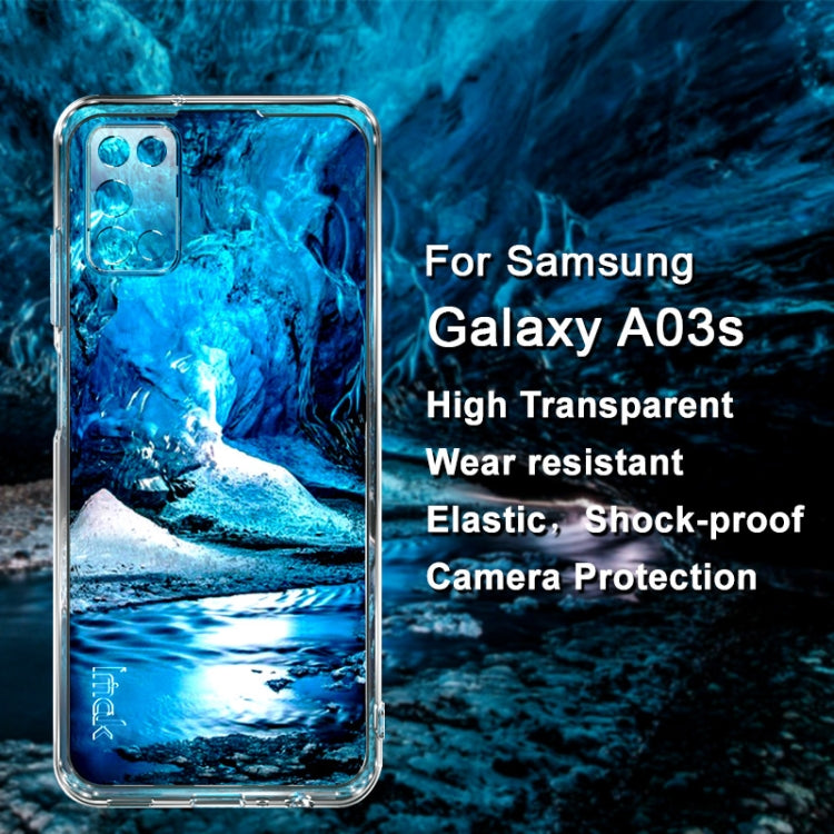 For Samsung Galaxy A03s EU Version IMAK UX-5 Series Transparent Shockproof TPU Protective Case - Galaxy Phone Cases by imak | Online Shopping UK | buy2fix