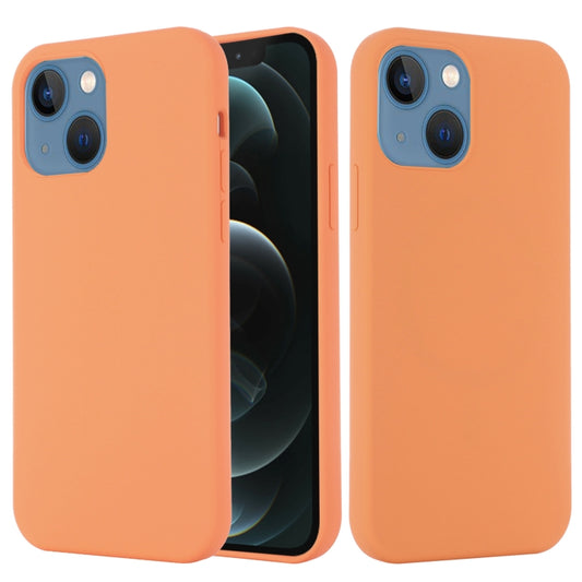 For iPhone 13 Shockproof Silicone Magnetic Magsafe Case(Orange) - iPhone 13 Cases by buy2fix | Online Shopping UK | buy2fix