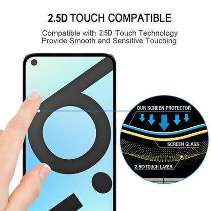 For OPPO Realme 6i India 25 PCS Full Glue Full Screen Tempered Glass Film - Realme Tempered Glass by buy2fix | Online Shopping UK | buy2fix