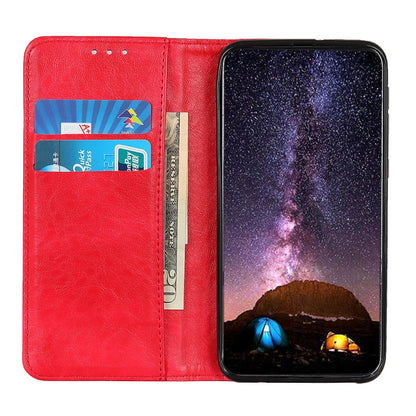 For Xiaomi Mi 11T / 11T Pro Magnetic Crazy Horse Texture Horizontal Flip Leather Case with Holder & Card Slots & Wallet(Red) - Xiaomi Cases by buy2fix | Online Shopping UK | buy2fix