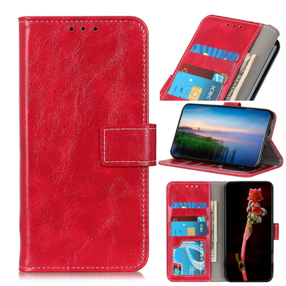 For Xiaomi Mi 11T / 11T Pro Retro Crazy Horse Texture Horizontal Flip Leather Case with Holder & Card Slots & Photo Frame & Wallet(Red) - Xiaomi Cases by buy2fix | Online Shopping UK | buy2fix