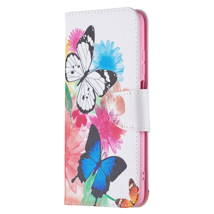 For Xiaomi Redmi 10 Colored Drawing Pattern Horizontal Flip Leather Case with Holder & Card Slots & Wallet(Butterflies) - Xiaomi Cases by buy2fix | Online Shopping UK | buy2fix