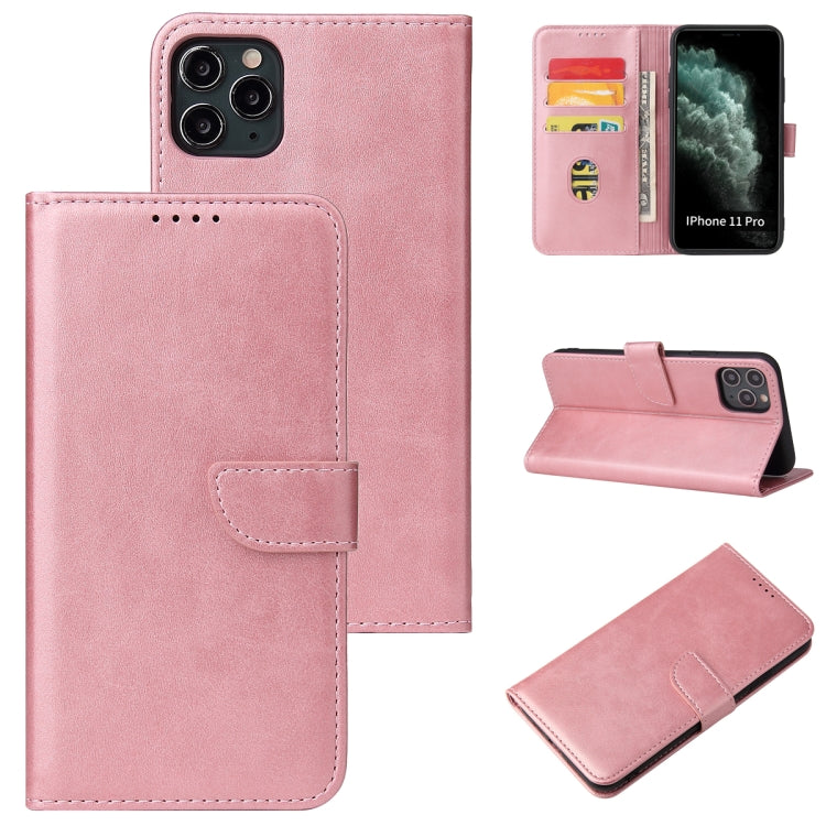 Calf Texture Buckle Horizontal Flip Leather Case with Holder & Card Slots & Wallet For iPhone 11(Rose Gold) - iPhone 11 Cases by buy2fix | Online Shopping UK | buy2fix