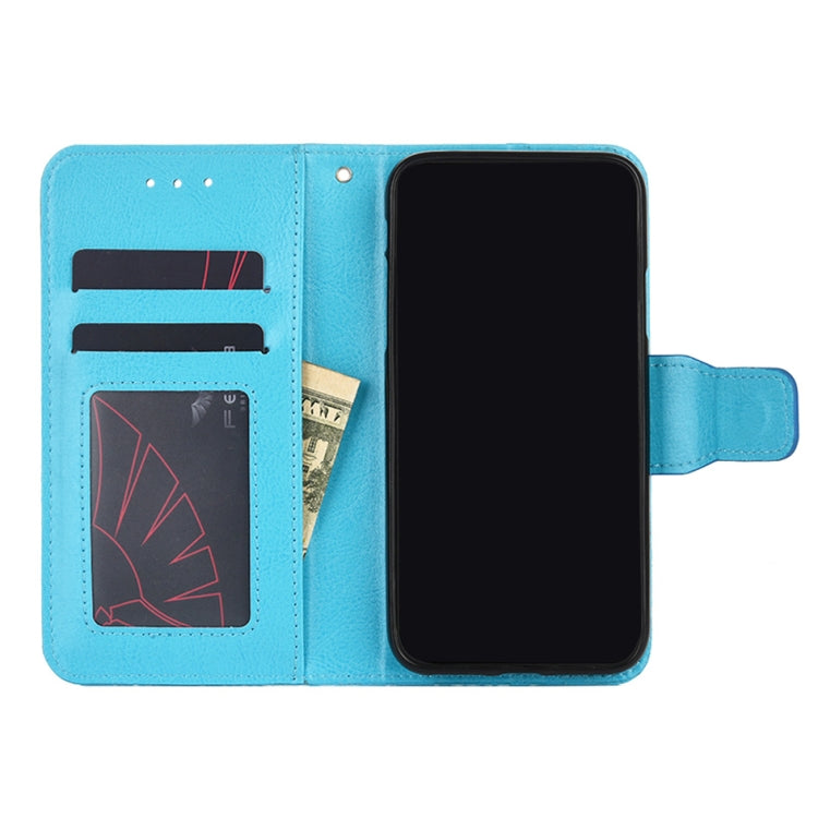 For Doogee X95 Crystal Texture Horizontal Flip Leather Case with Holder & Card Slots & Wallet(Light Blue) - More Brand by buy2fix | Online Shopping UK | buy2fix