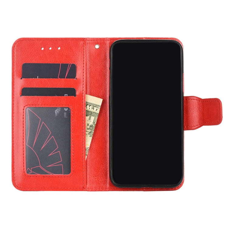 For Motorola Moto G30 Crystal Texture Horizontal Flip Leather Case with Holder & Card Slots & Wallet(Red) - Motorola Cases by buy2fix | Online Shopping UK | buy2fix