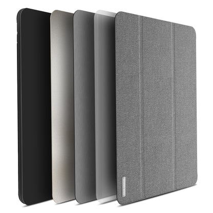 DUX DUCIS Domo Series Horizontal Flip Magnetic TPU + PU Leather Tablet Case with Three-folding Holder & Pen Slot For iPad Pro 12.9 inch 2017(Grey) - iPad Pro 12.9 inch Cases by DUX DUCIS | Online Shopping UK | buy2fix