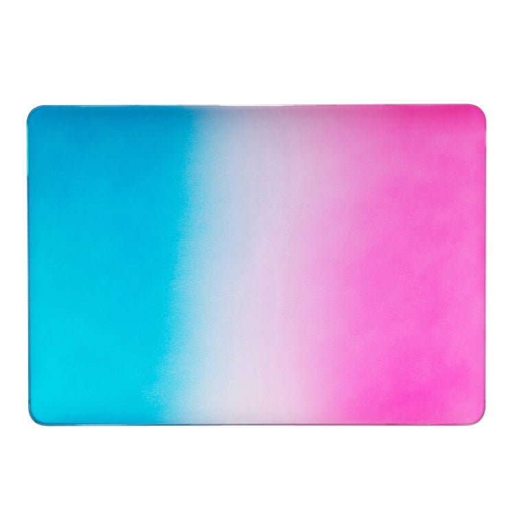 Laptop Rainbow Pattern PC Protective Case For MacBook Pro 16.2 inch A2485 2021(Pink + Water Blue) - MacBook Pro Cases by buy2fix | Online Shopping UK | buy2fix