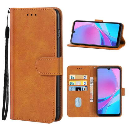 Leather Phone Case For Blackview OSCAL C20 / C20 Pro(Brown) - More Brand by buy2fix | Online Shopping UK | buy2fix