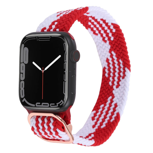 Nylon Braid Strap Watch Band For Apple Watch Ultra 49mm&Watch Ultra 2 49mm / Series 9&8&7 45mm / SE 3&SE 2&6&SE&5&4 44mm / 3&2&1 42mm(38) - Watch Bands by buy2fix | Online Shopping UK | buy2fix