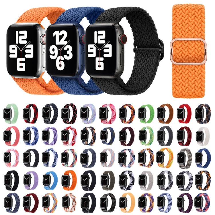 Nylon Braid Strap Watch Band For Apple Watch Ultra 49mm&Watch Ultra 2 49mm / Series 9&8&7 45mm / SE 3&SE 2&6&SE&5&4 44mm / 3&2&1 42mm(23) - Watch Bands by buy2fix | Online Shopping UK | buy2fix