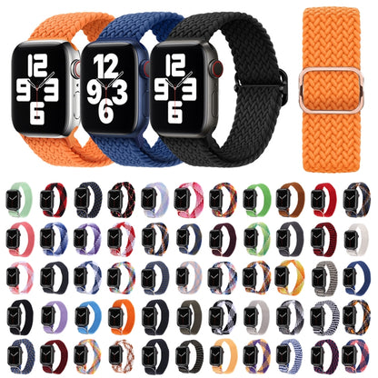 Nylon Braid Strap Watch Band For Apple Watch Ultra 49mm&Watch Ultra 2 49mm / Series 9&8&7 45mm / SE 3&SE 2&6&SE&5&4 44mm / 3&2&1 42mm(30) - Watch Bands by buy2fix | Online Shopping UK | buy2fix