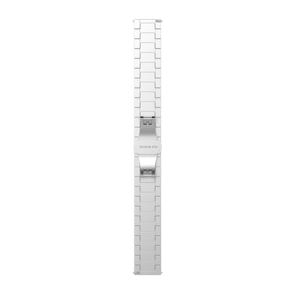 For Huawei Watch GT 3 42mm 20mm One-bead Steel Watch Band(Silver) - Watch Bands by buy2fix | Online Shopping UK | buy2fix