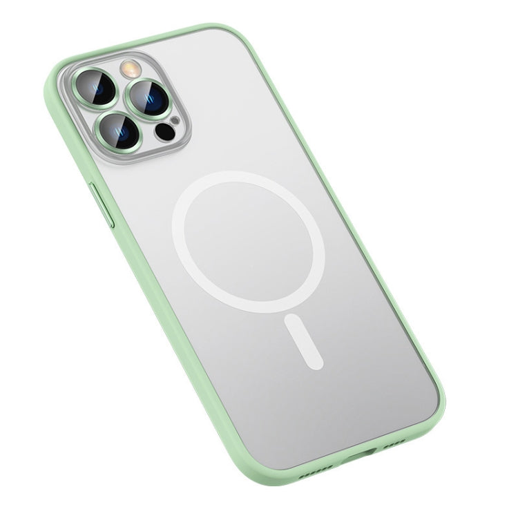 For iPhone 12 Pro MagSafe Matte Phone Case(Green) - iPhone 12 / 12 Pro Cases by buy2fix | Online Shopping UK | buy2fix