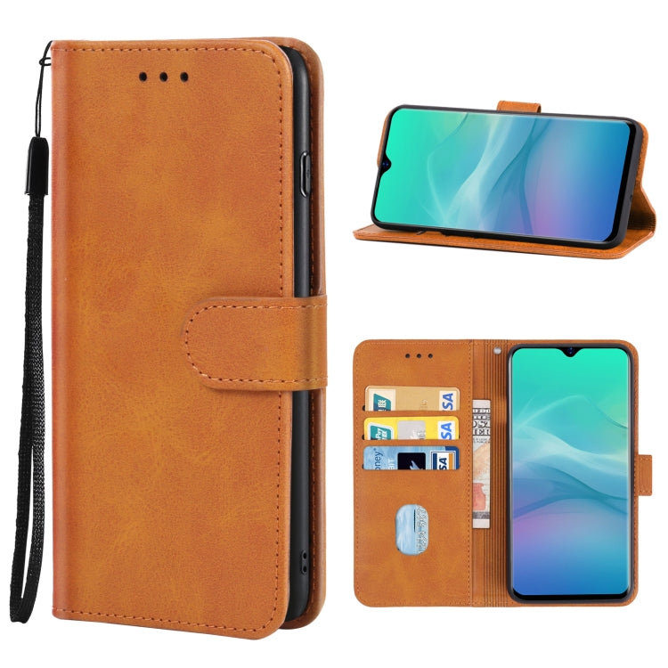 Leather Phone Case For Blackview A60 Plus(Brown) - More Brand by buy2fix | Online Shopping UK | buy2fix