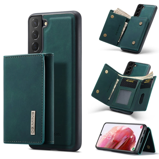 For Samsung Galaxy S22 5G DG.MING M1 Series 3-Fold Multi Card Wallet Phone Case(Green) - Galaxy S22 5G Cases by DG.MING | Online Shopping UK | buy2fix