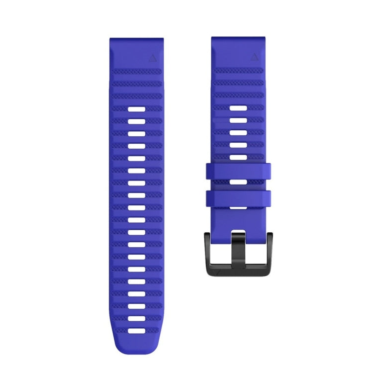 For Garmin Fenix 7X Silicone Watch Band(Sapphire Blue) - Watch Bands by buy2fix | Online Shopping UK | buy2fix