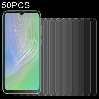 50 PCS 0.26mm 9H 2.5D Tempered Glass Film For Blackview A55 Pro - For Blackview by buy2fix | Online Shopping UK | buy2fix