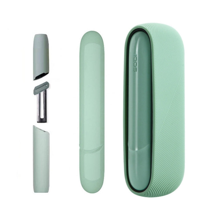 3 in 1 Cigarette Shell + Side Cover + Silicone Case for IQO 3.0 / 3.0 DUO(Mint Green) - E Cigarette Accessories by buy2fix | Online Shopping UK | buy2fix