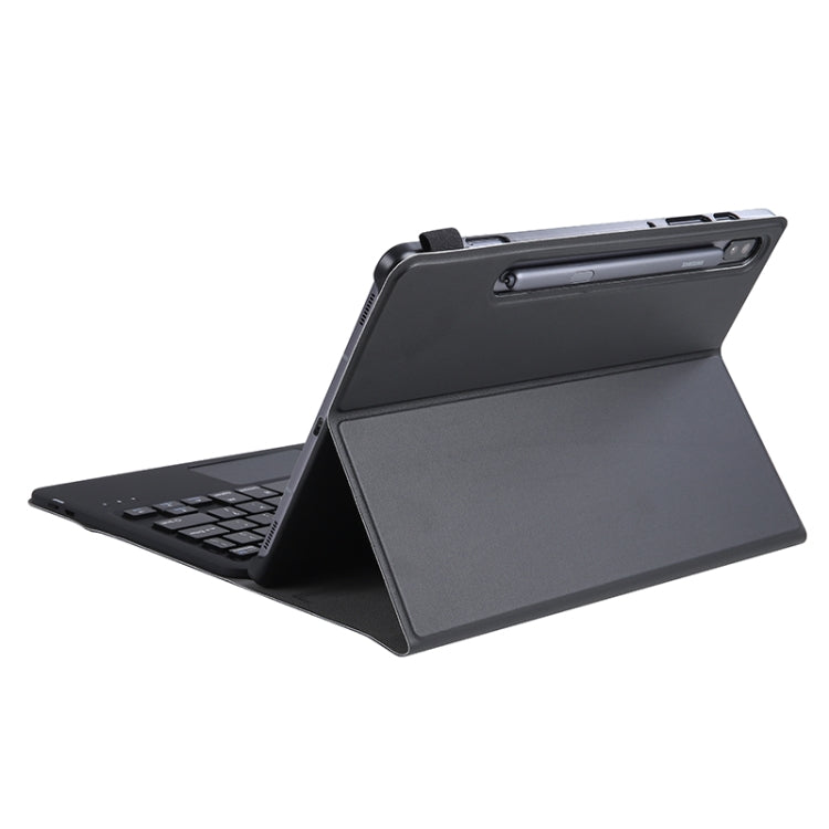 A700-A Ultra-thin Bluetooth Keyboard Leather Case with Touchpad For Samsung Galaxy Tab S8 11 inch SM-X700 / SM-X706(Black) - Samsung Keyboard by buy2fix | Online Shopping UK | buy2fix